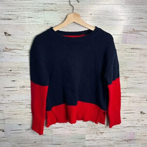 Sundry red  blue sweater size medium
